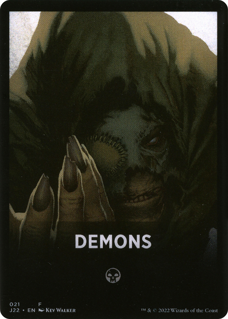 Demons Theme Card [Jumpstart 2022 Front Cards] - Destination Retro
