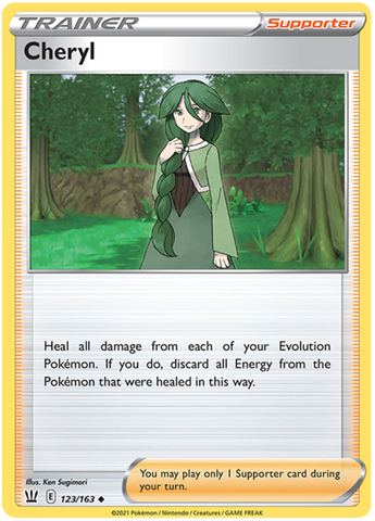 Cheryl (123/163) [Sword & Shield: Battle Styles] - Destination Retro