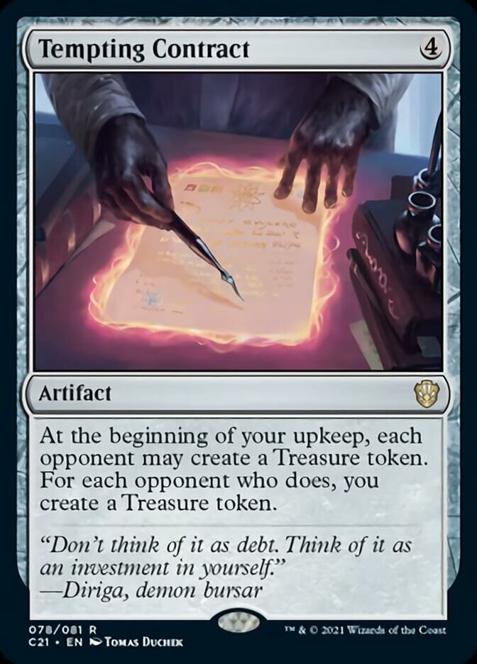 Tempting Contract [Commander 2021] - Destination Retro