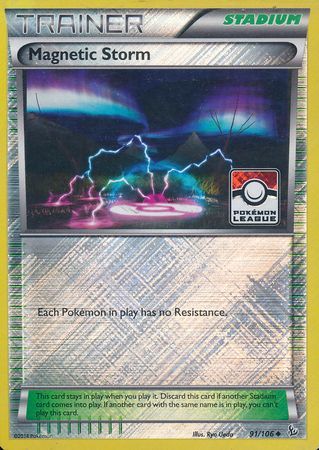 Magnetic Storm (91/106) (League Promo) [XY: Flashfire] - Destination Retro