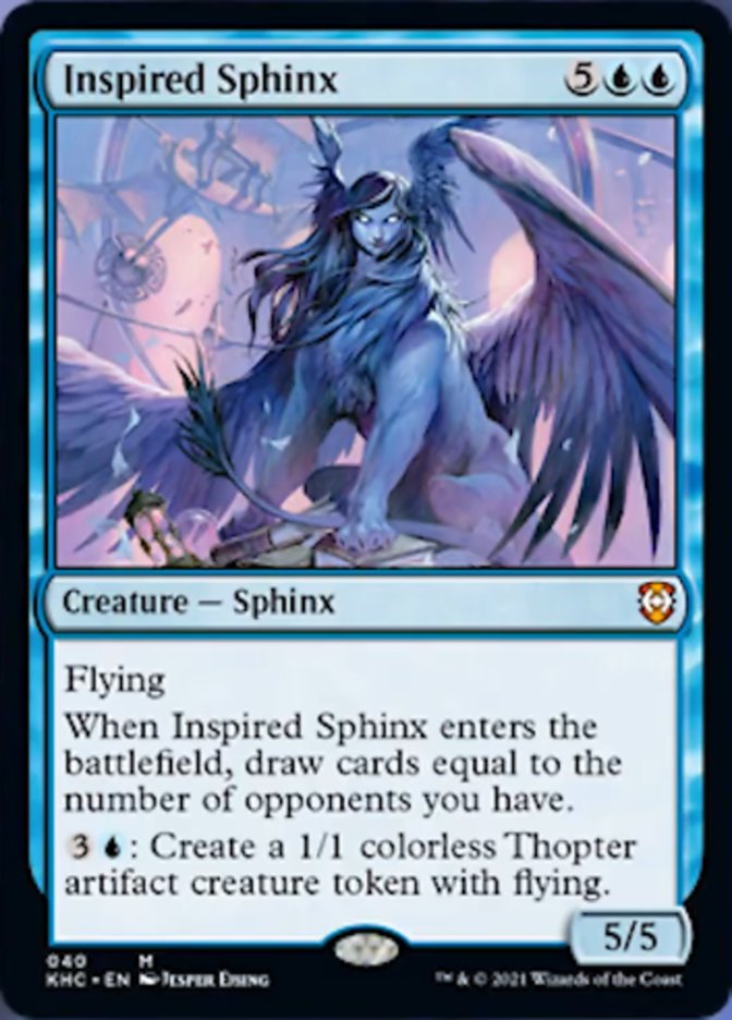 Inspired Sphinx [Kaldheim Commander] - Destination Retro