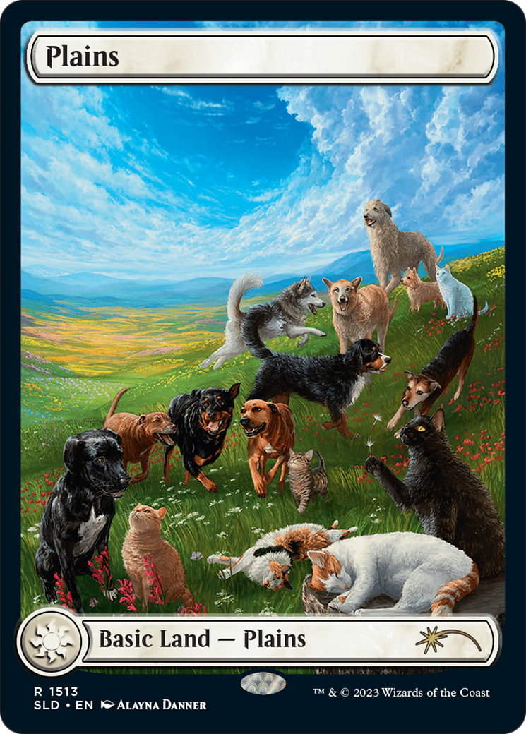 Plains (1513) [Secret Lair Commander Deck: Raining Cats and Dogs] - Destination Retro