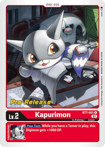 Kapurimon [BT7-001] [Next Adventure Pre-Release Cards] - Destination Retro