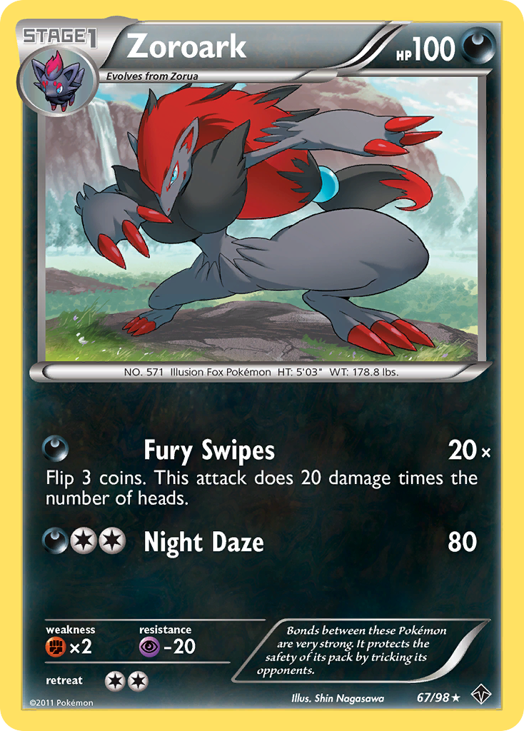 Zoroark (67/98) [Black & White: Emerging Powers] - Destination Retro