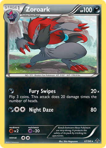Zoroark (67/98) [Black & White: Emerging Powers] - Destination Retro
