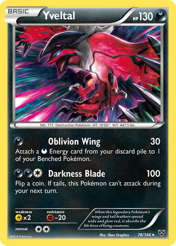 Yveltal (78/146) (Theme Deck Exclusive) [XY: Base Set] - Destination Retro