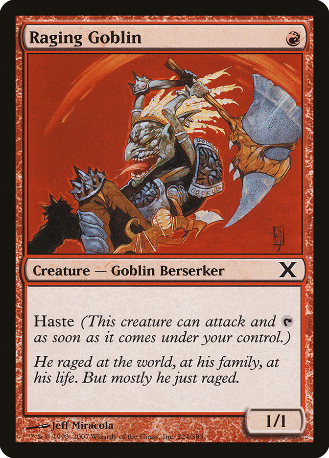 Raging Goblin [Tenth Edition] - Destination Retro