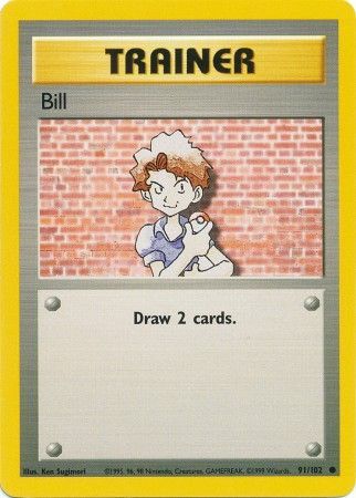 Bill (91/102) [Base Set Unlimited] - Destination Retro