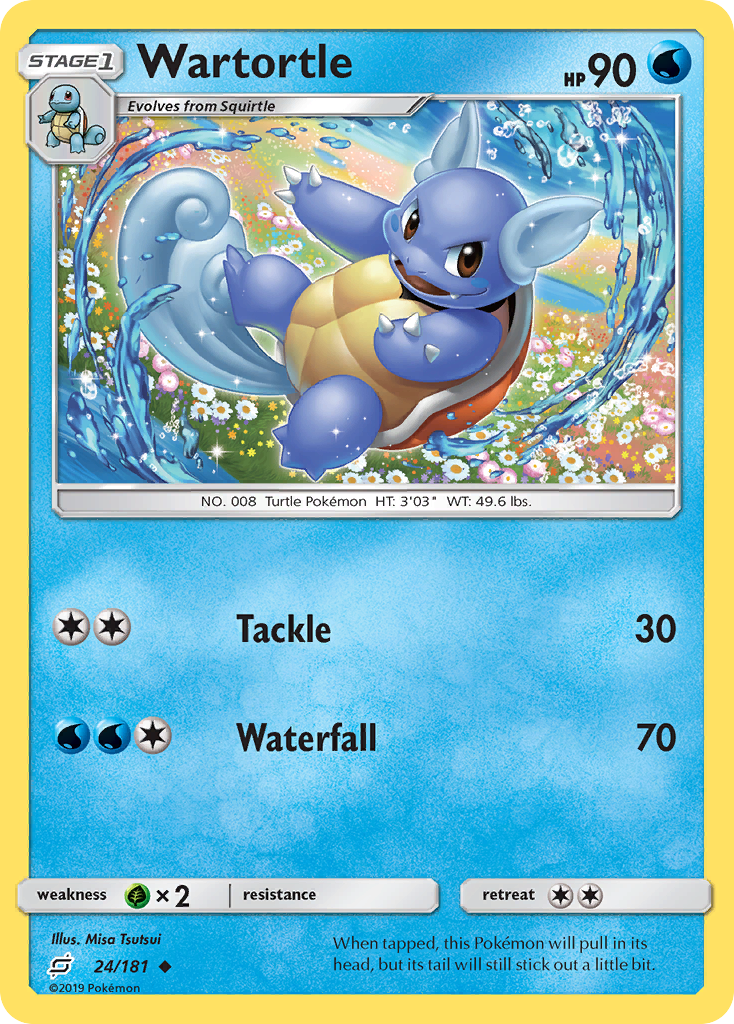 Wartortle (24/181) [Sun & Moon: Team Up] - Destination Retro