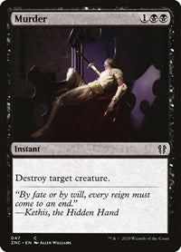 Murder [Zendikar Rising Commander] - Destination Retro