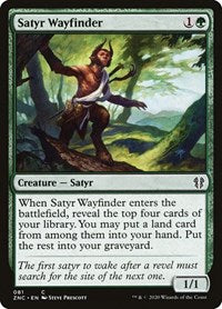 Satyr Wayfinder [Zendikar Rising Commander] - Destination Retro