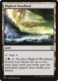 Blighted Woodland [Zendikar Rising Commander] - Destination Retro
