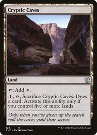 Cryptic Caves [Zendikar Rising Commander] - Destination Retro