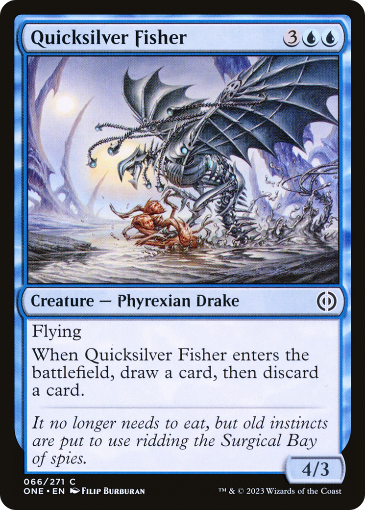 Quicksilver Fisher [Phyrexia: All Will Be One] - Destination Retro