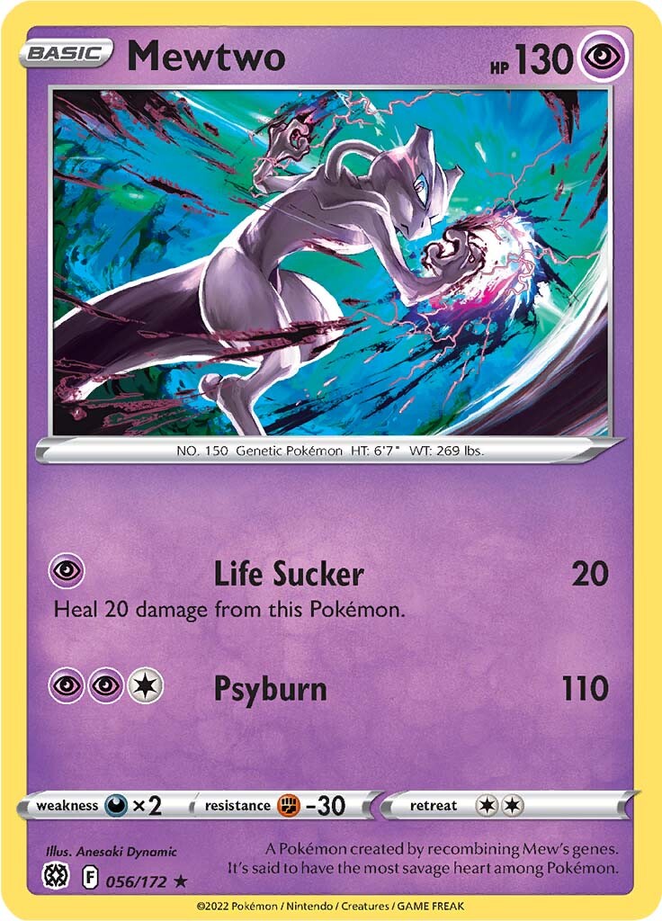Mewtwo (056/172) [Sword & Shield: Brilliant Stars] - Destination Retro