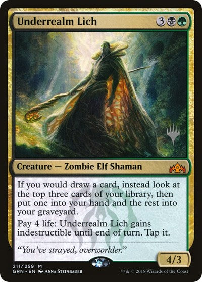 Underrealm Lich [Promo Pack: Zendikar Rising] - Destination Retro