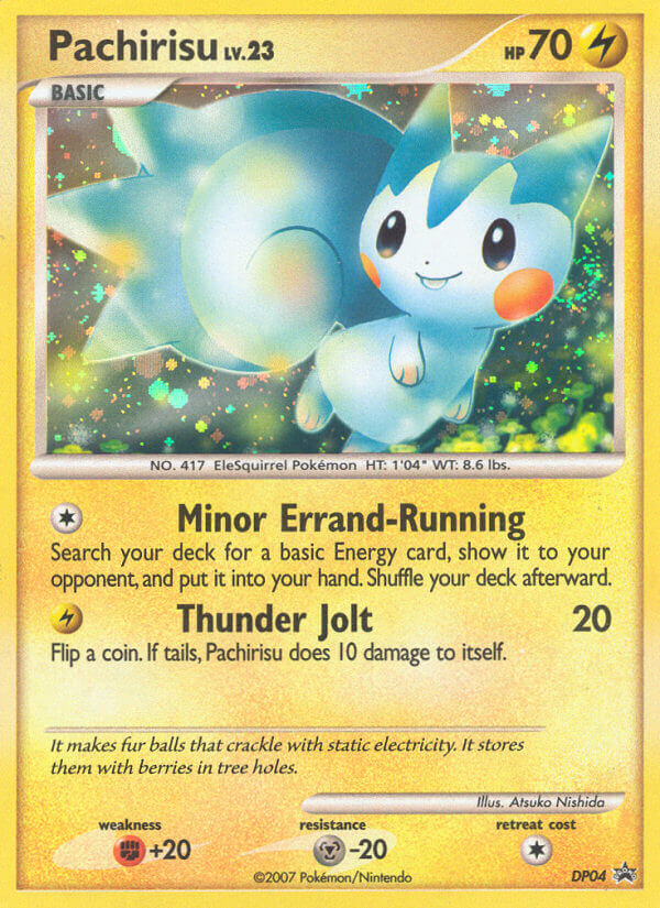 Pachirisu (DP04) [Diamond & Pearl: Black Star Promos] - Destination Retro