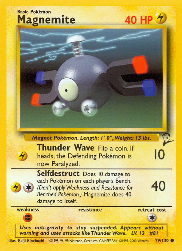 Magnemite (79/130) [Base Set 2] - Destination Retro