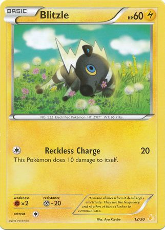 Blitzle (12/30) [XY: Trainer Kit - Pikachu Libre & Suicune] - Destination Retro