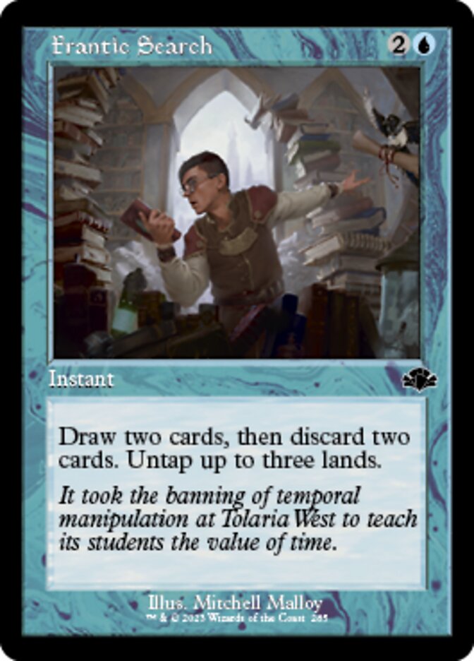 Frantic Search (Retro) [Dominaria Remastered] - Destination Retro