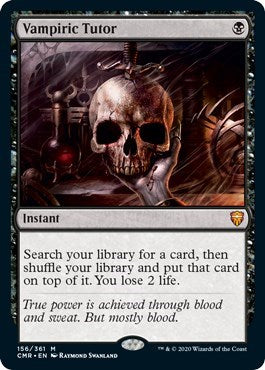 Vampiric Tutor [Commander Legends] - Destination Retro