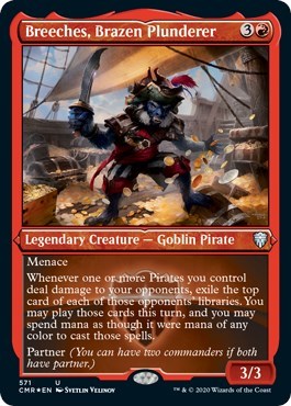 Breeches, Brazen Plunderer (Foil Etched) [Commander Legends] - Destination Retro