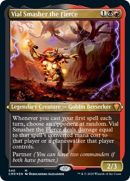 Vial Smasher the Fierce (Foil Etched) [Commander Legends] - Destination Retro
