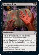 Demonic Lore [Commander Legends] - Destination Retro