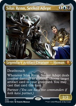 Silas Renn, Seeker Adept (Foil Etched) [Commander Legends] - Destination Retro