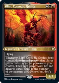 Blim, Comedic Genius (Foil Etched) [Commander Legends] - Destination Retro