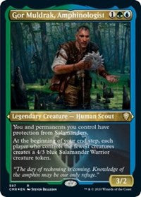 Gor Muldrak, Amphinologist (Foil Etched) [Commander Legends] - Destination Retro