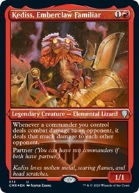 Kediss, Emberclaw Familiar (Foil Etched) [Commander Legends] - Destination Retro