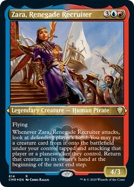 Zara, Renegade Recruiter (Foil Etched) [Commander Legends] - Destination Retro