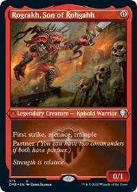 Rograkh, Son of Rohgahh (Foil Etched) [Commander Legends] - Destination Retro
