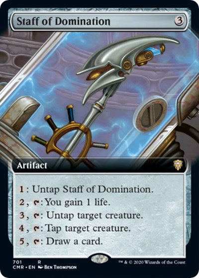 Staff of Domination (Extended Art) [Commander Legends] - Destination Retro