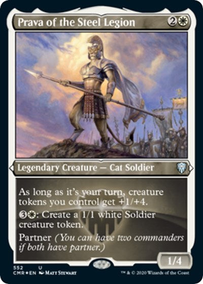 Prava of the Steel Legion (Foil Etched) [Commander Legends] - Destination Retro