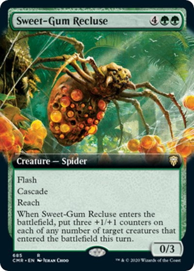 Sweet-Gum Recluse (Extended Art) [Commander Legends] - Destination Retro