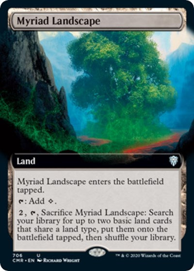 Myriad Landscape (Extended Art) [Commander Legends] - Destination Retro