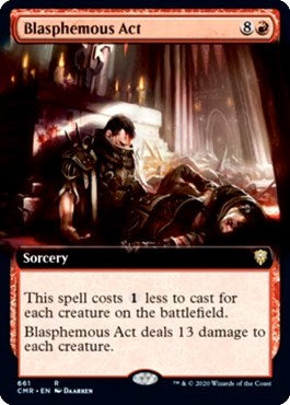 Blasphemous Act (Extended Art) [Commander Legends] - Destination Retro