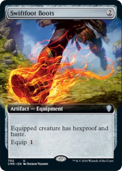 Swiftfoot Boots (Extended Art) [Commander Legends] - Destination Retro