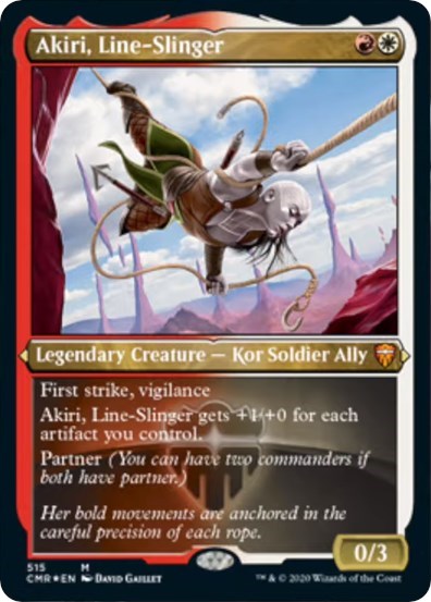 Akiri, Line-Slinger (Foil Etched) [Commander Legends] - Destination Retro