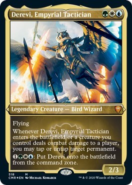 Derevi, Empyrial Tactician (Foil Etched) [Commander Legends] - Destination Retro