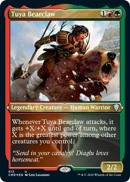 Tuya Bearclaw (Foil Etched) [Commander Legends] - Destination Retro