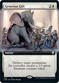 Generous Gift (Extended Art) [Commander Legends] - Destination Retro