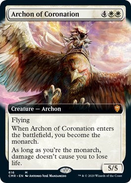 Archon of Coronation (Extended Art) [Commander Legends] - Destination Retro