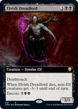 Elvish Dreadlord (Extended Art) [Commander Legends] - Destination Retro