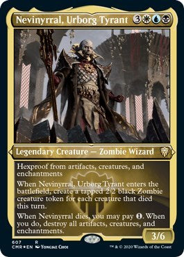 Nevinyrral, Urborg Tyrant (Foil Etched) [Commander Legends] - Destination Retro