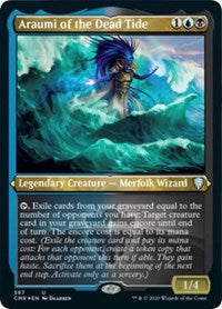 Araumi of the Dead Tide (Foil Etched) [Commander Legends] - Destination Retro