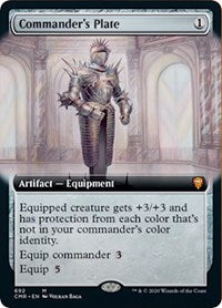 Commander's Plate (Extended Art) [Commander Legends] - Destination Retro