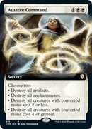 Austere Command (Extended Art) [Commander Legends] - Destination Retro
